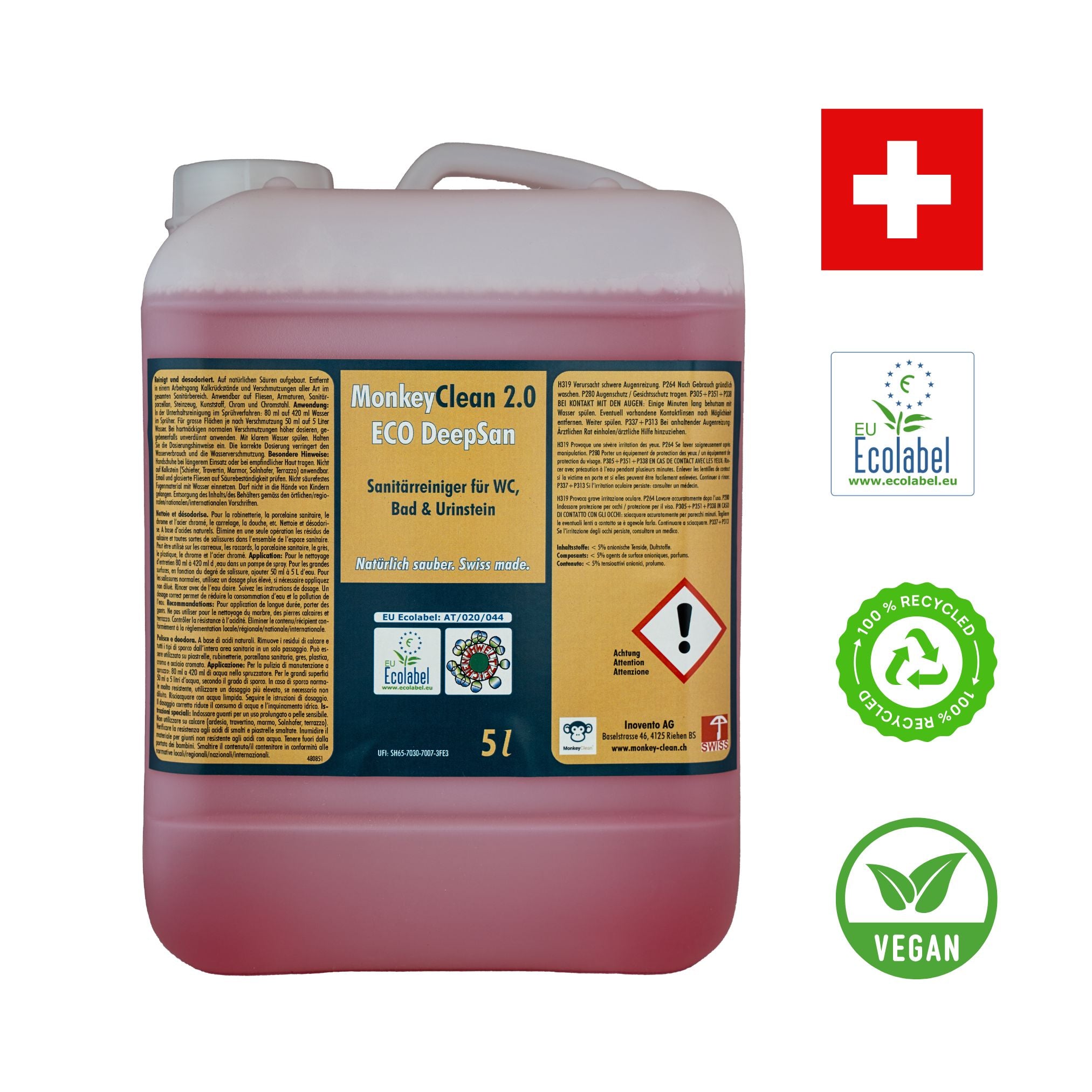 MonkeyClean ECO DeepSan – der Bad-Profi 5L