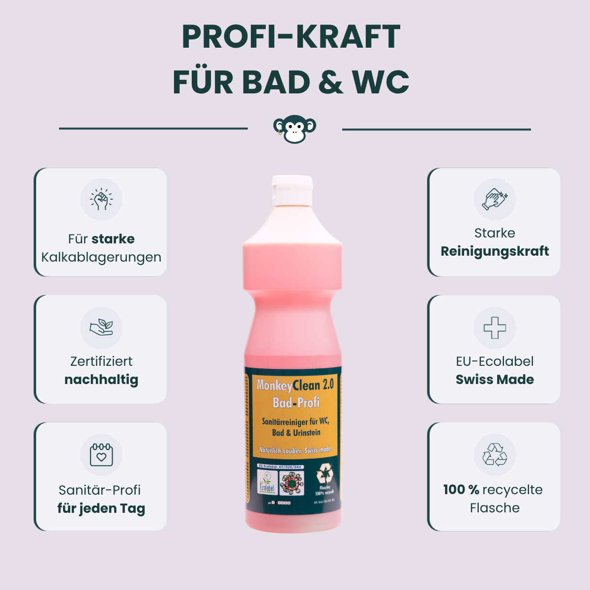 MonkeyClean® Badprofi – 1 L