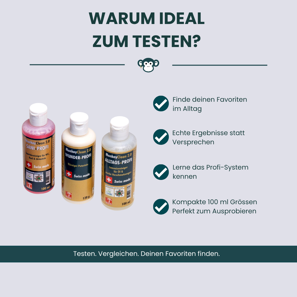 MonkeyClean® Profi-Reiniger – Kennenlern-Set