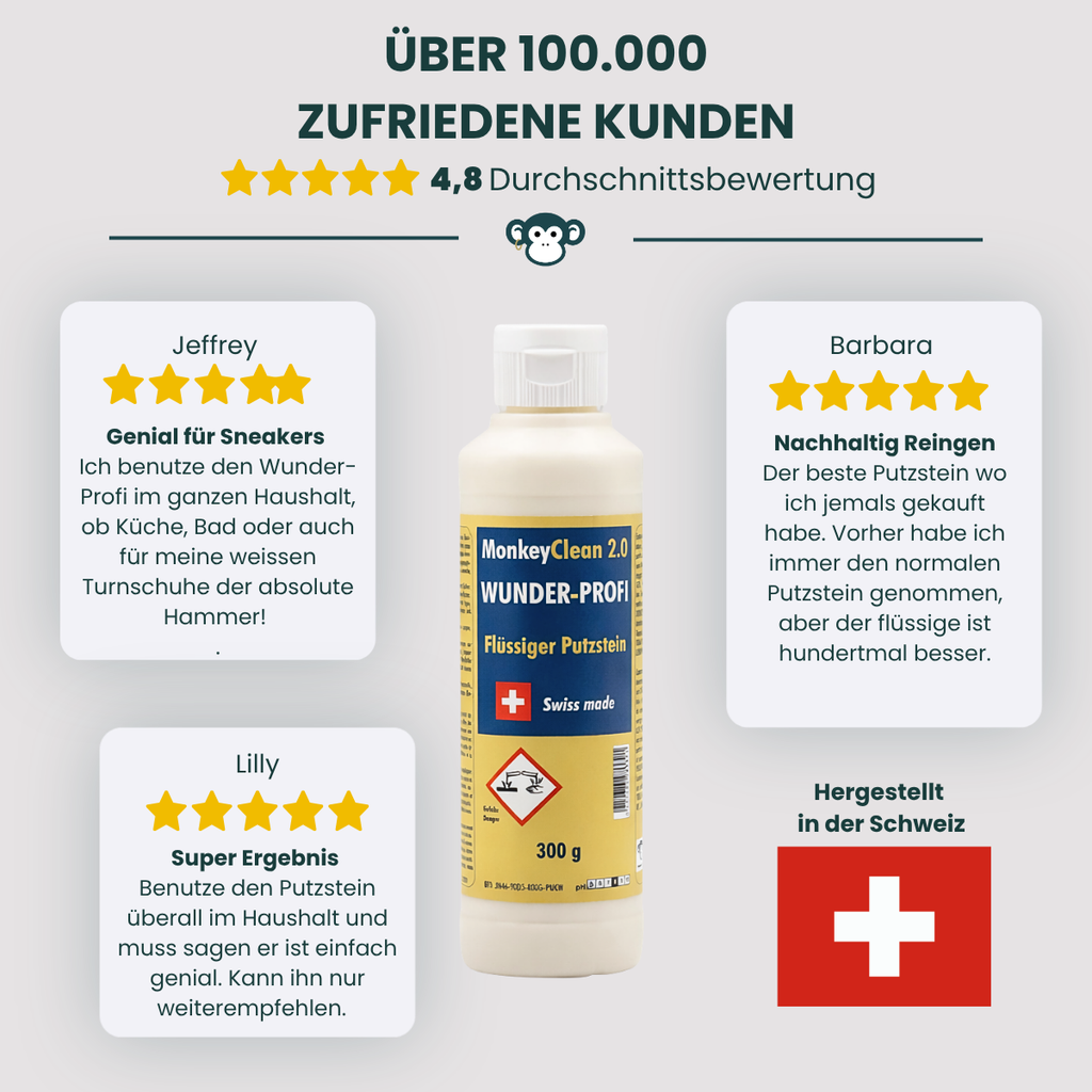 MonkeyClean® Wunder-Profi – Flüssiger Putzstein 300g