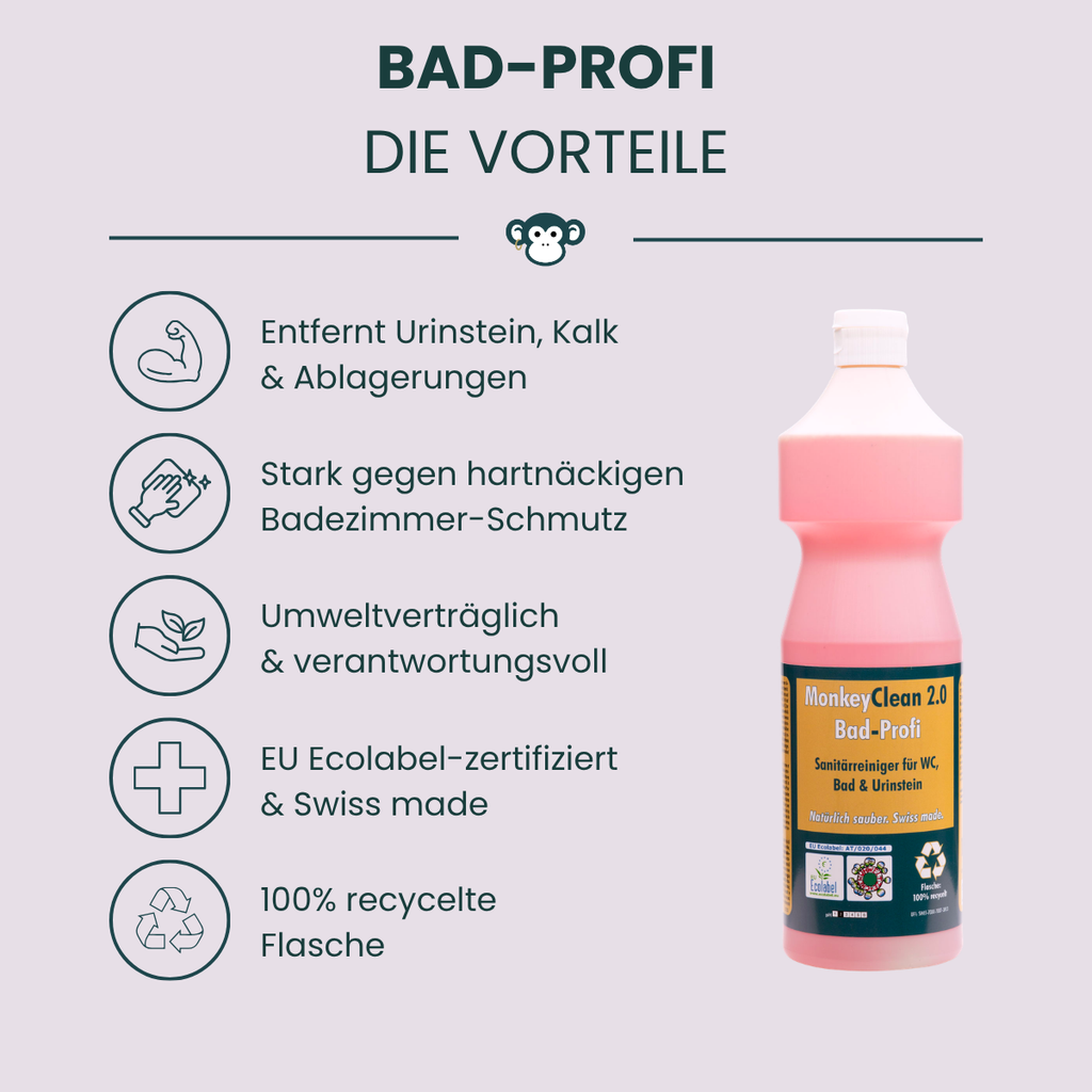 MonkeyClean® Badprofi – 1 L