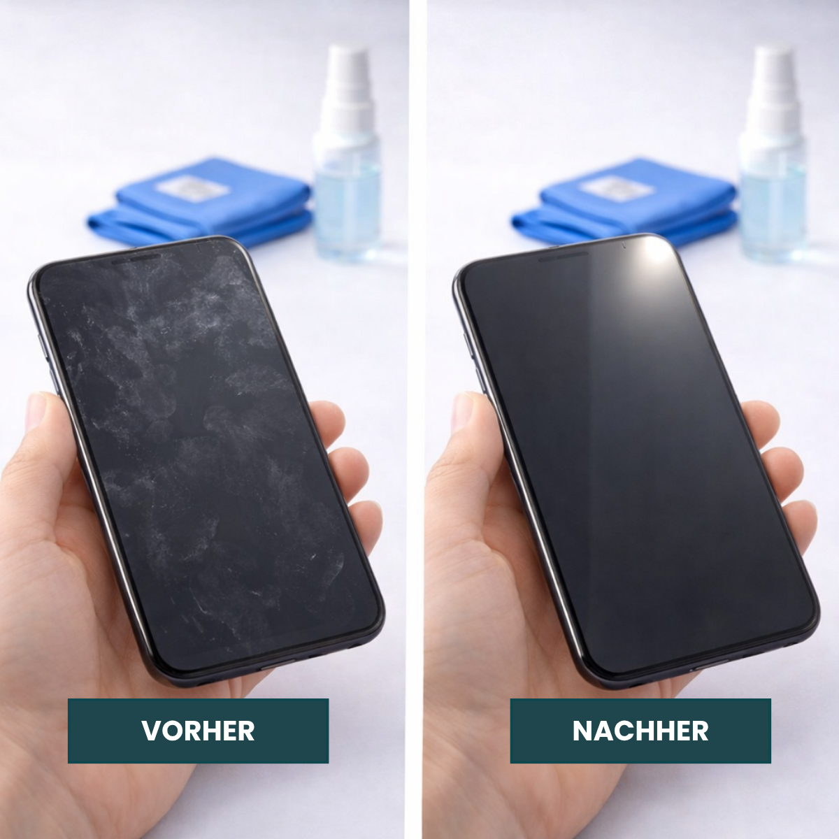 MonkeyClean® Optiktuch 3er-Set – glasklare Sicht
