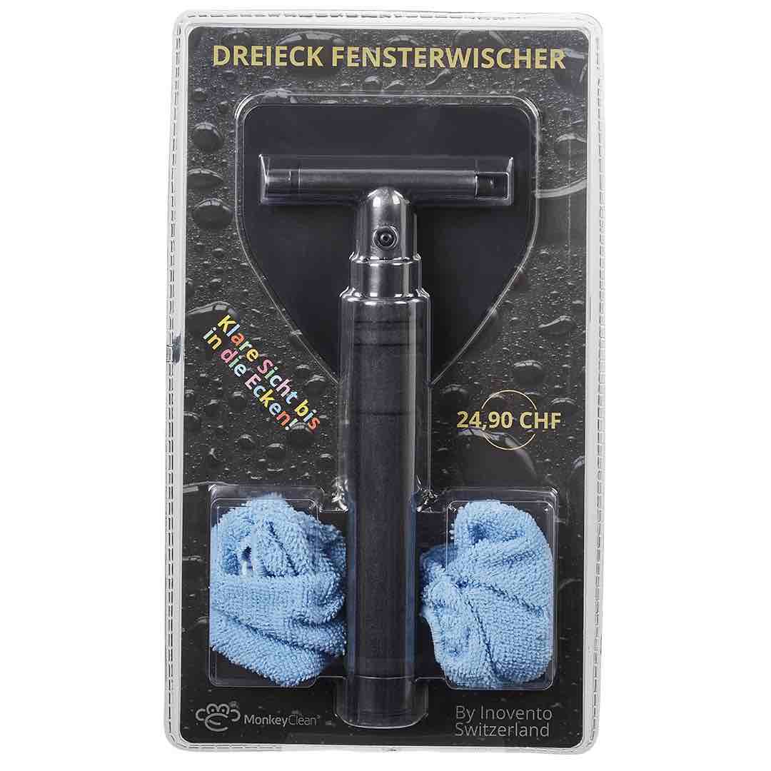 Monkey Clean® Dreieck Fensterwischer (4-teilig
