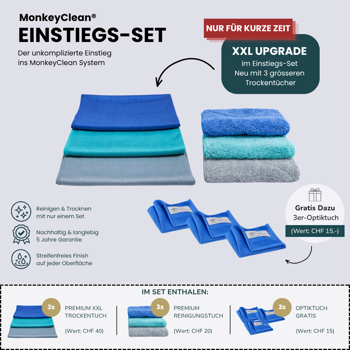 MonkeyClean® Einstiegs-Set Haushalt