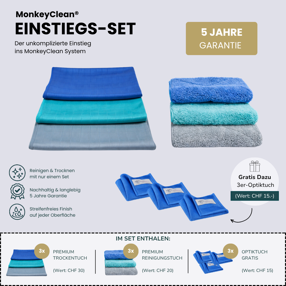 MonkeyClean® Einstiegs-Set Haushalt