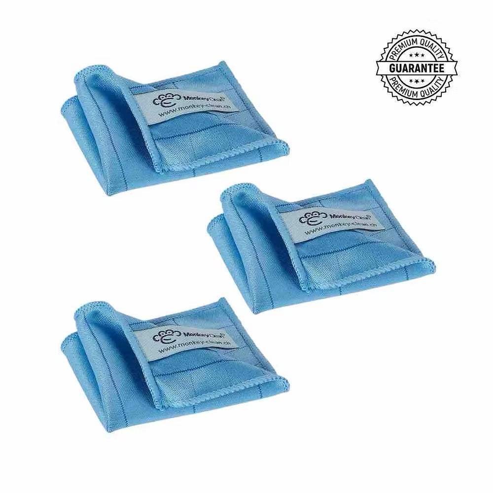 MonkeyClean® Optiktuch 3er-Set – glasklare Sicht