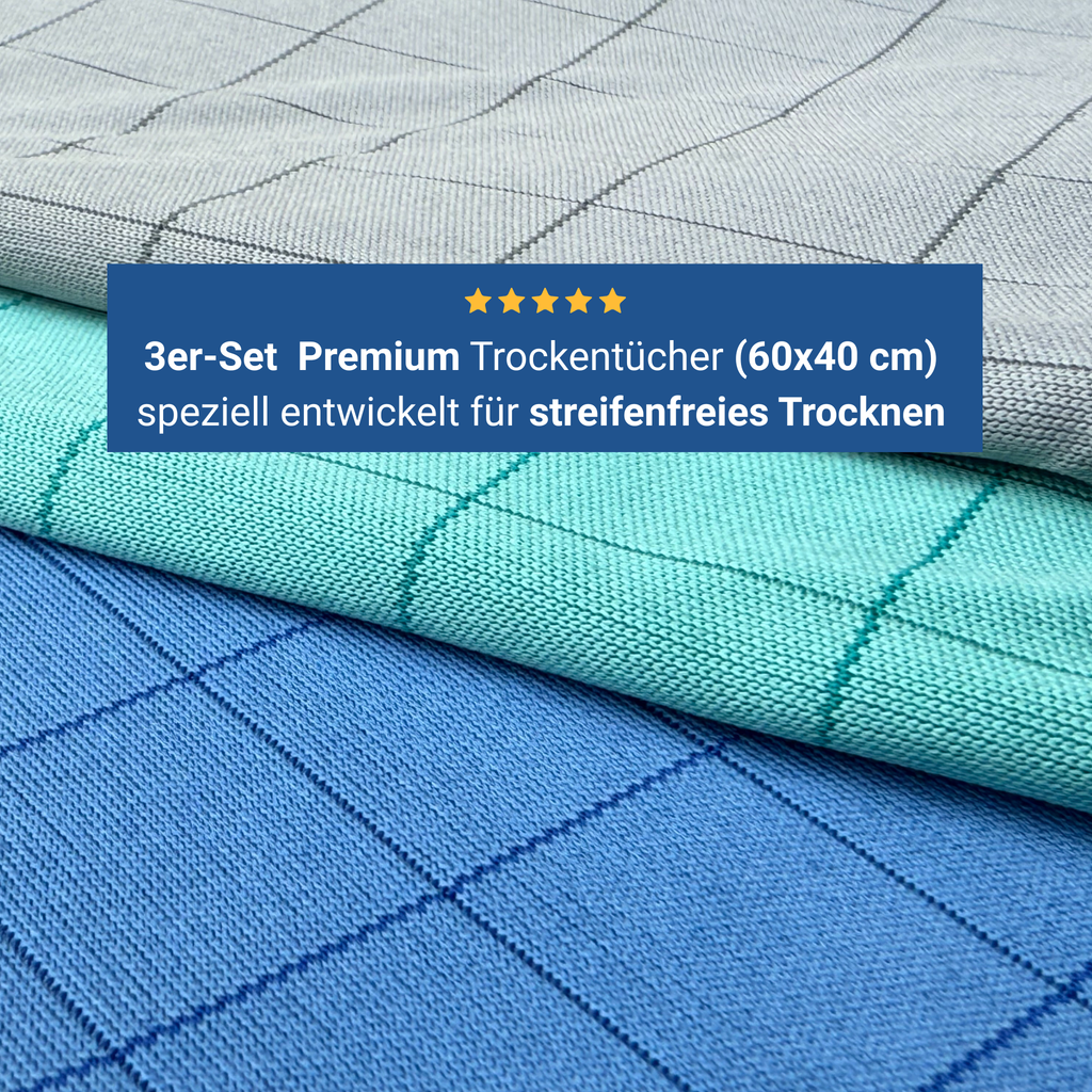 MonkeyClean® 3er-Set Premium Trockentuch