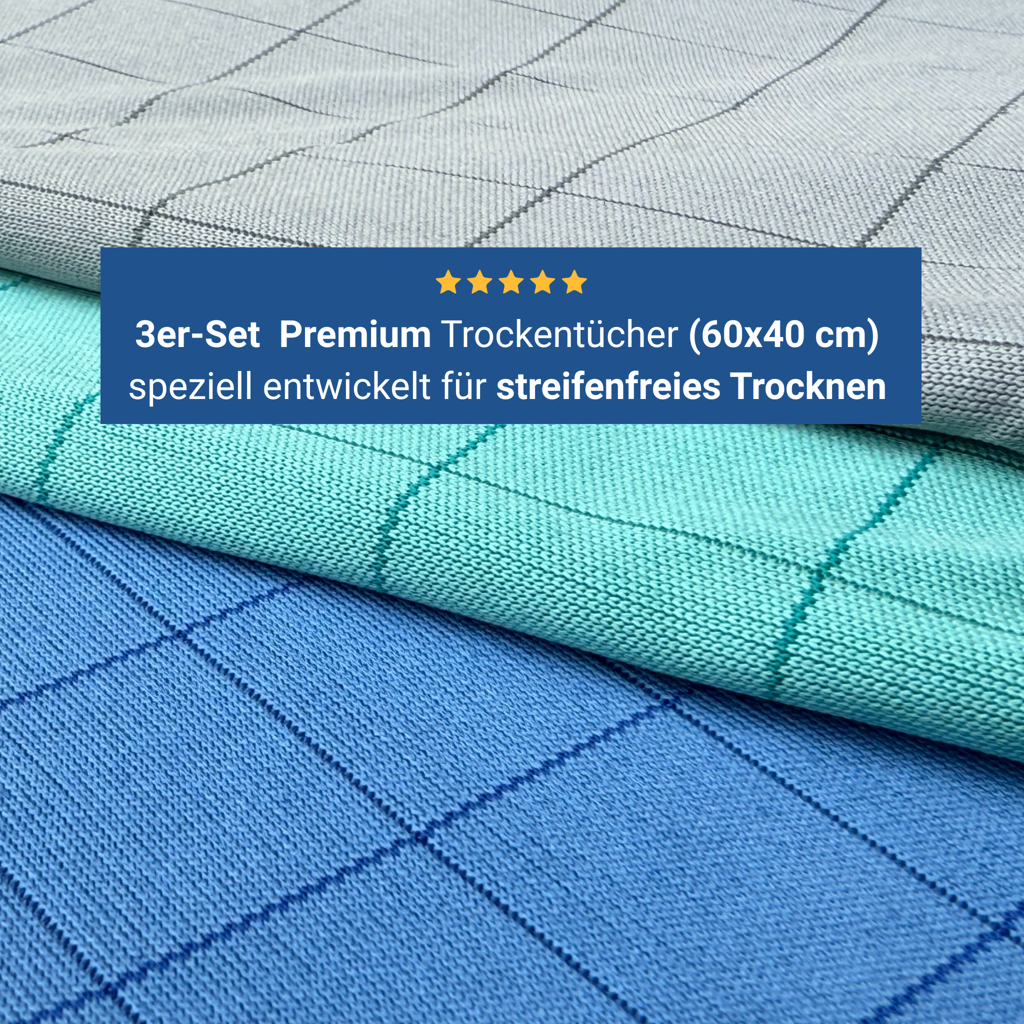 MonkeyClean® 3er-Set Premium Trockentuch