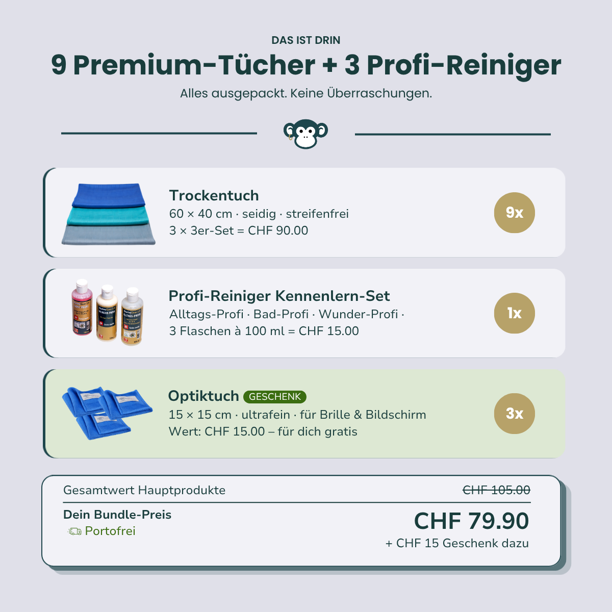 MonkeyClean® Starter-System - Sommer-Edition